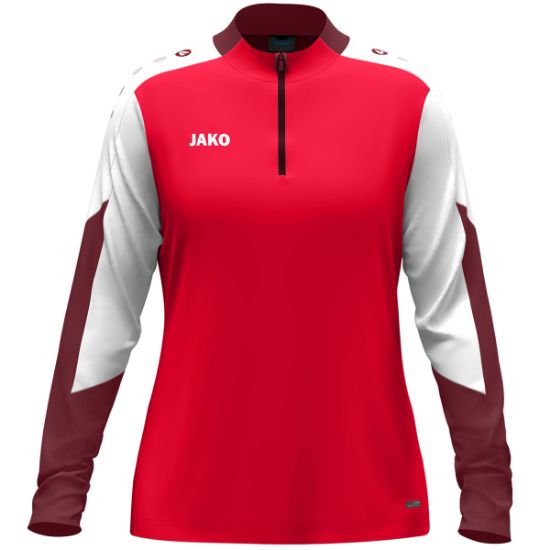 Afbeeldingen van Ziptop Dynamic damesmaten rood/wit/donkerrood