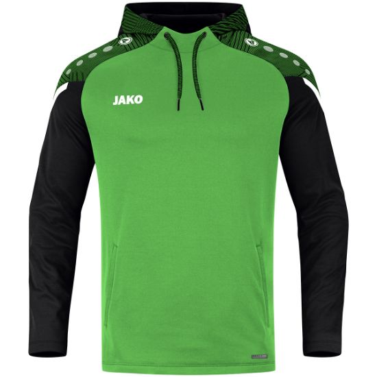 Afbeeldingen van Sweater met kap Performance zachtgroen/zwart